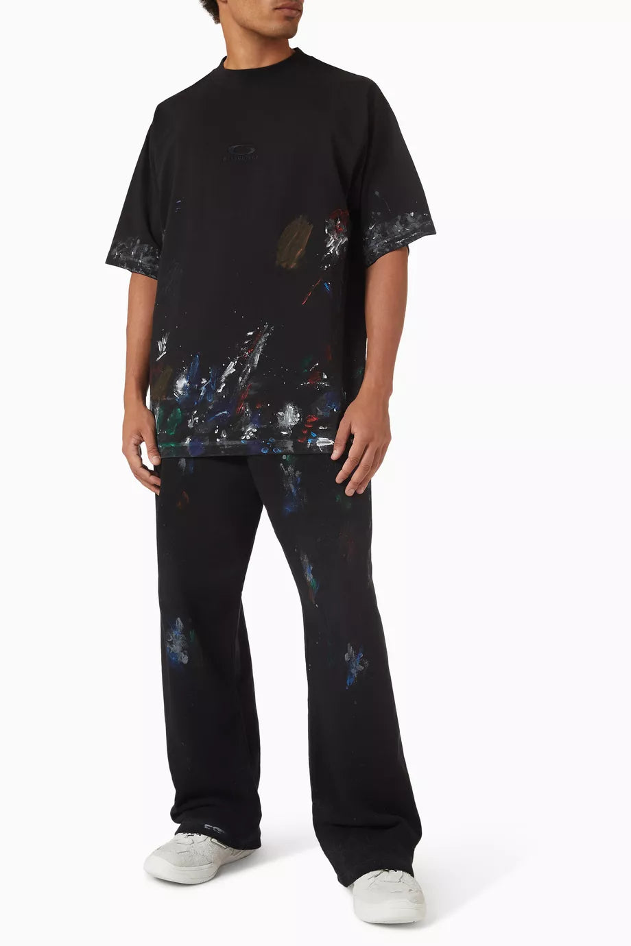 Painter's Shirt Baggy Sweatpants in Cotton Fleece