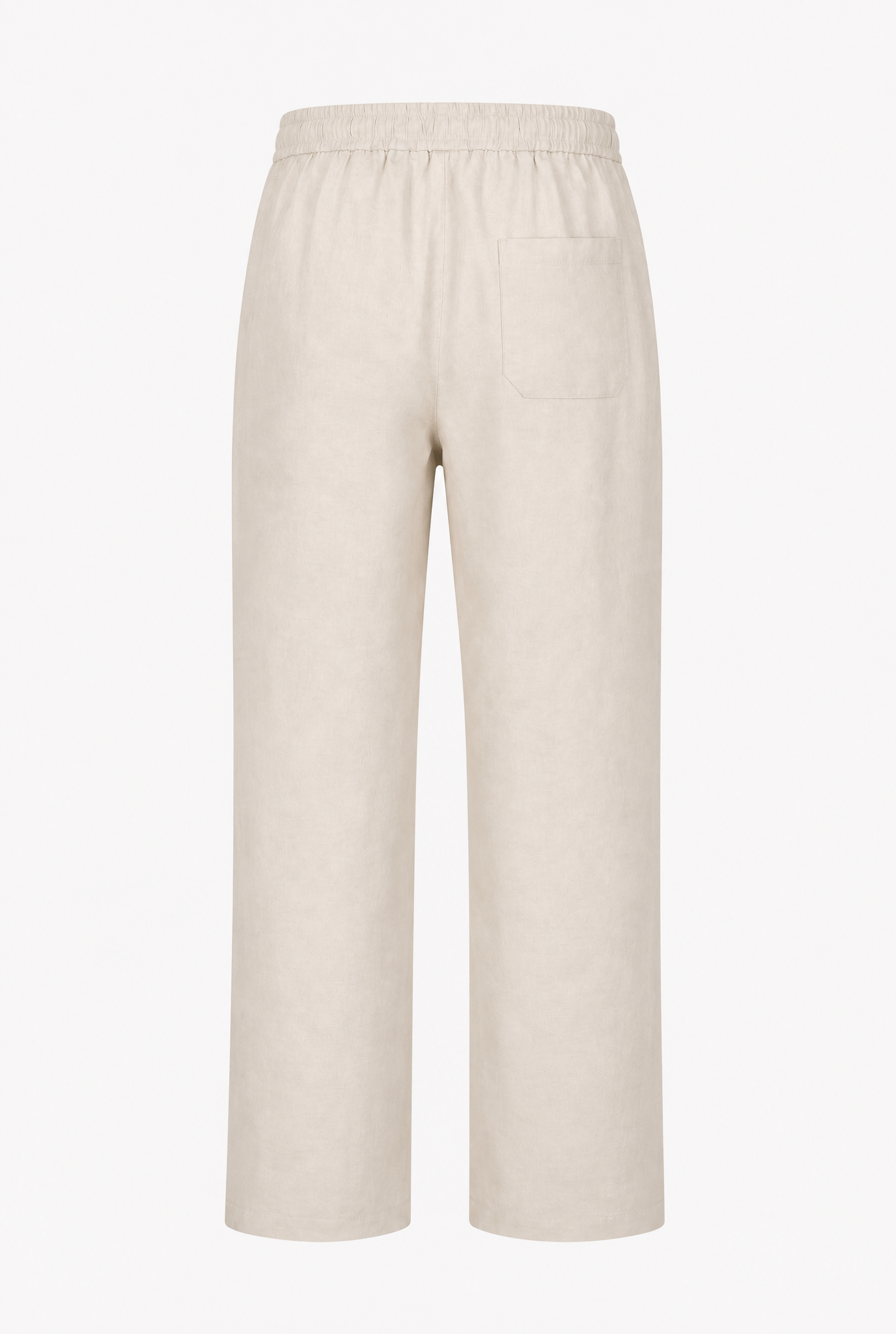 Pure Linen Trousers - Beige