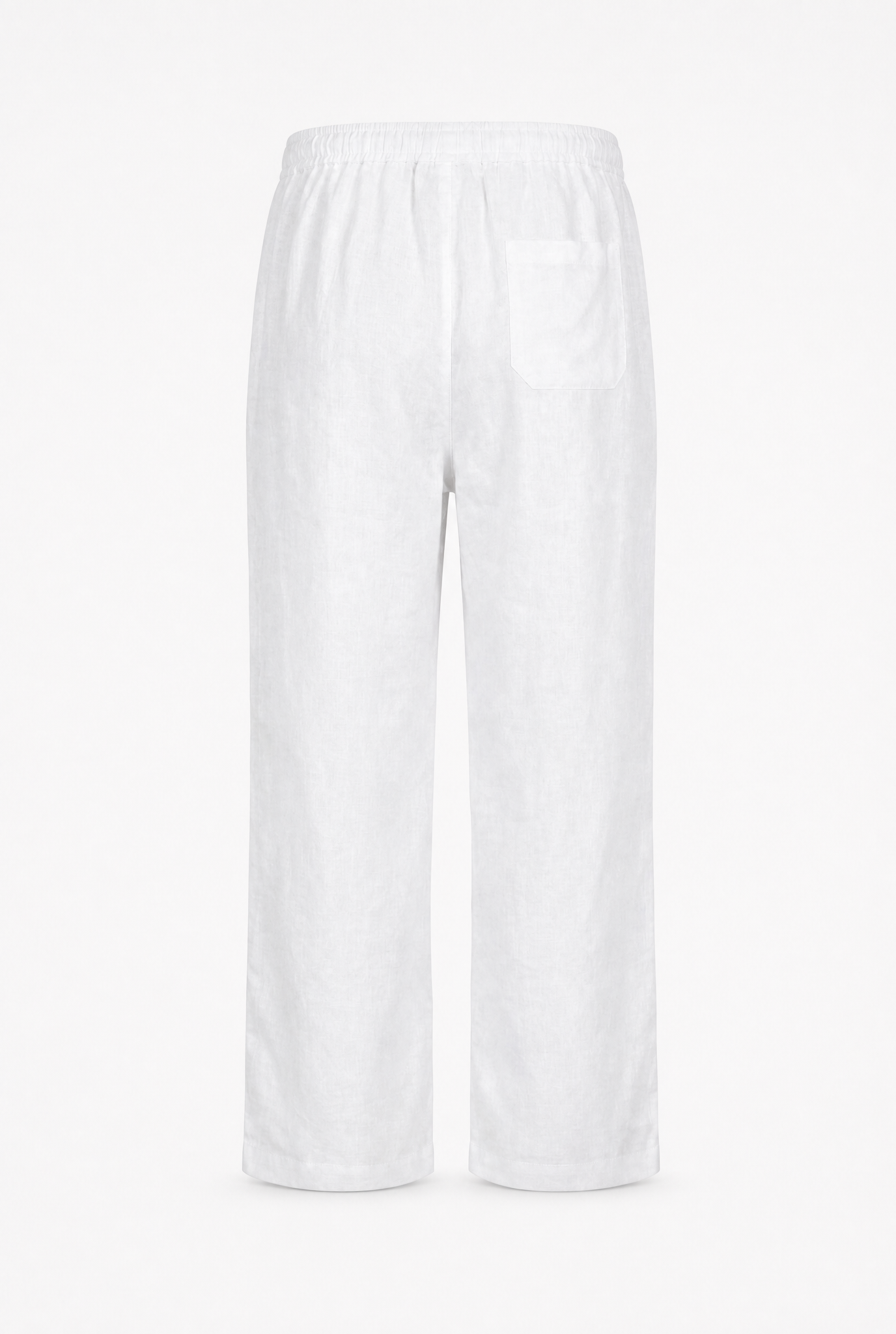 Pure Linen Trousers - White
