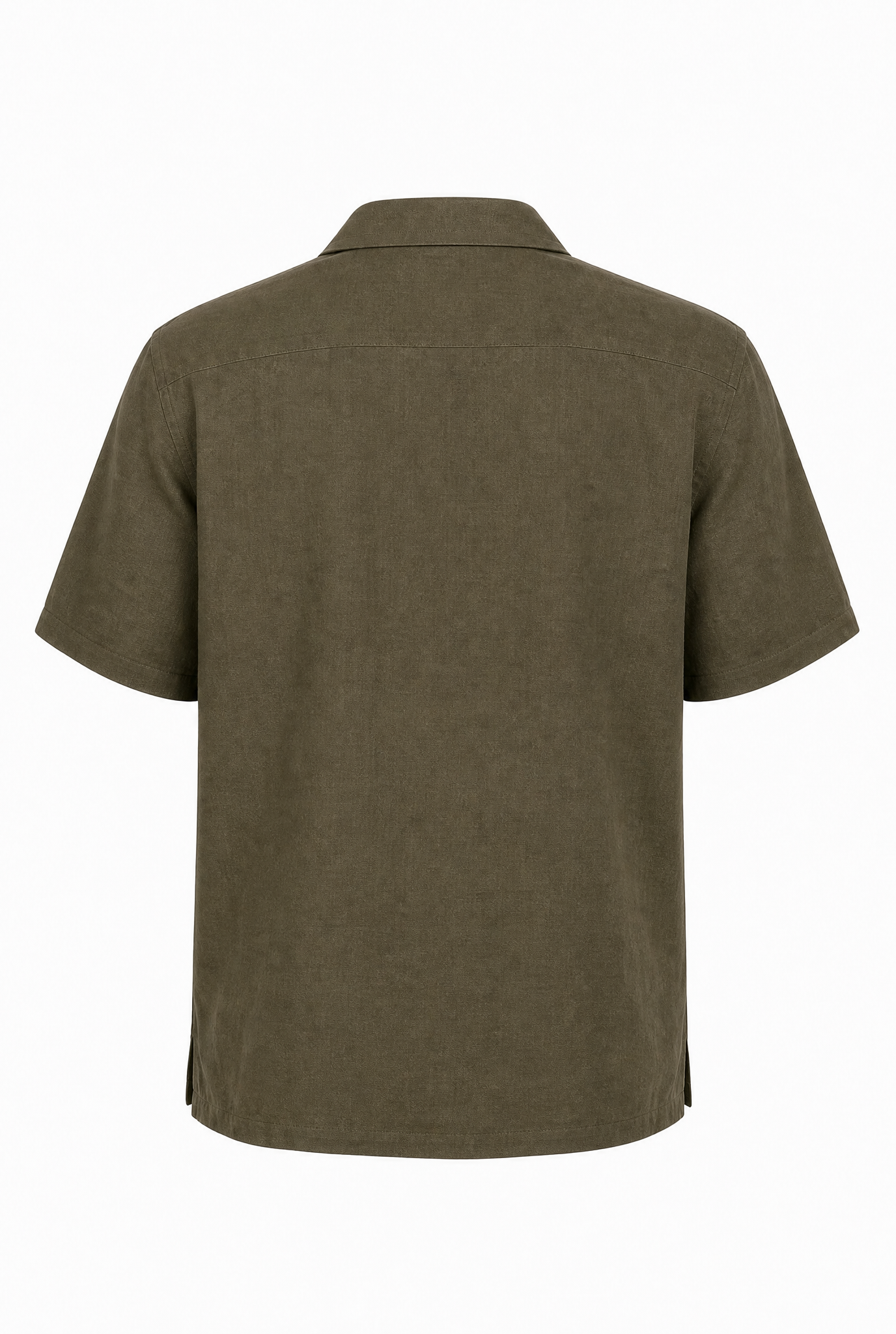 Pure Linen Shirt - Olive