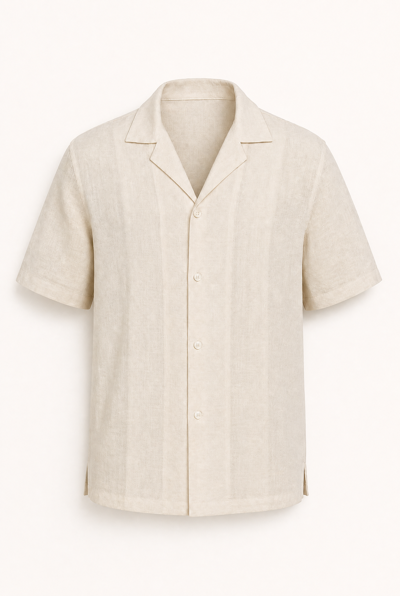 Pure Linen Shirt - Beige