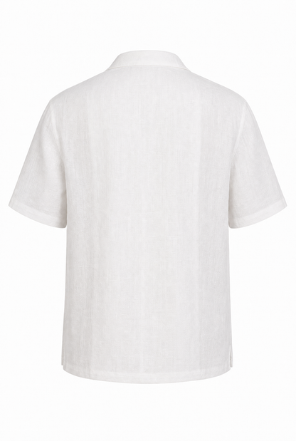 Pure Linen Shirt - White