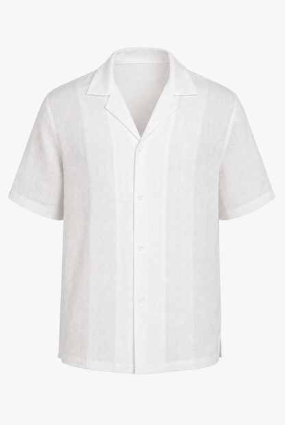 Pure Linen Shirt - White